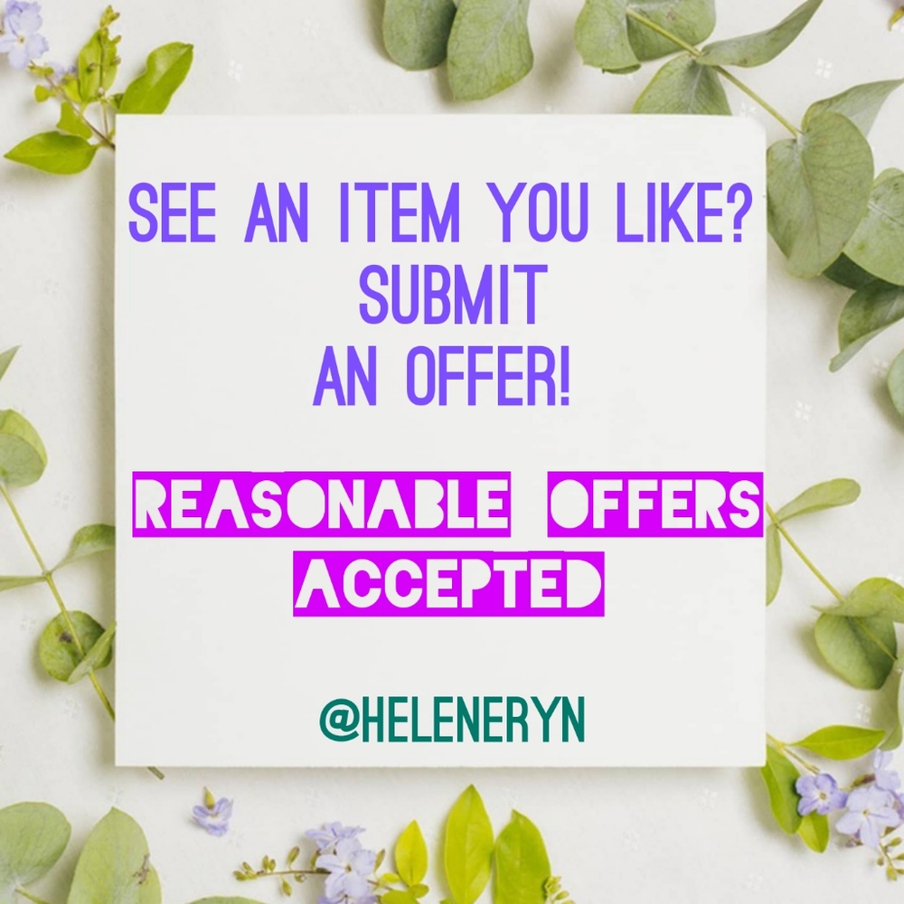Reasonable offers accepted!